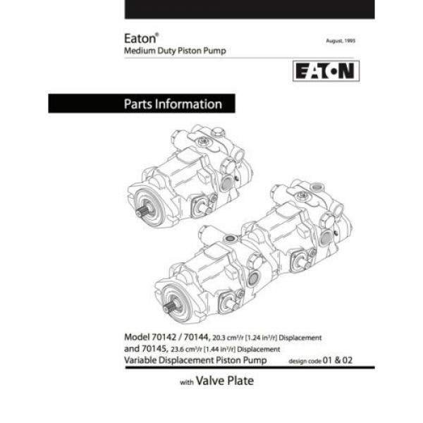 origin OEM CESSNA EATON 70142 RFQ Medium Duty Piston Pump CASE BOBCAT SKID STEER #1 image