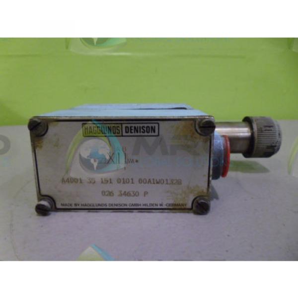 DENISON HYDRAULICS A4D01 35 151 0101 00A1W01328 HYDRAULIC VALVE NO COIL USED #2 image