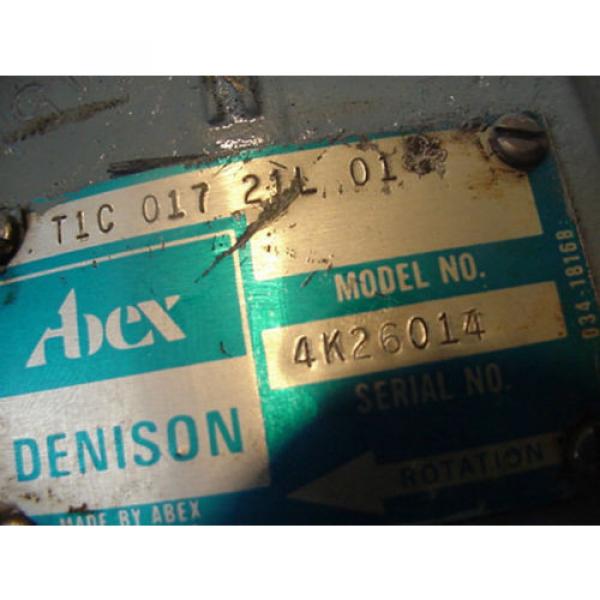 Denison Abex Hydraulic Vane Pump T1C01721L T1C-017-21L Parker #3 image
