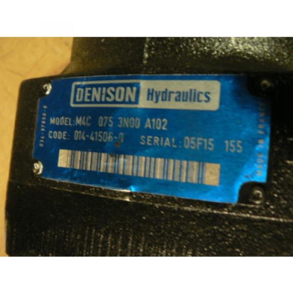 DENISON HYDRAULIC MOTOR M4C-075-3N00-A102 TEREX 41U41D4 #2 image