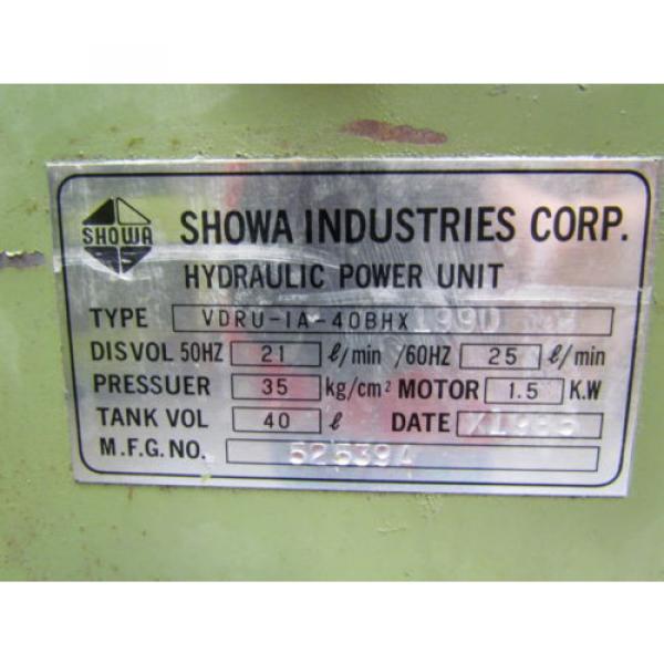 Showa Daikin VDRU-1A-40BHX amp; AKS30 hydraulic power unit from okuma LC20-25C #8 image