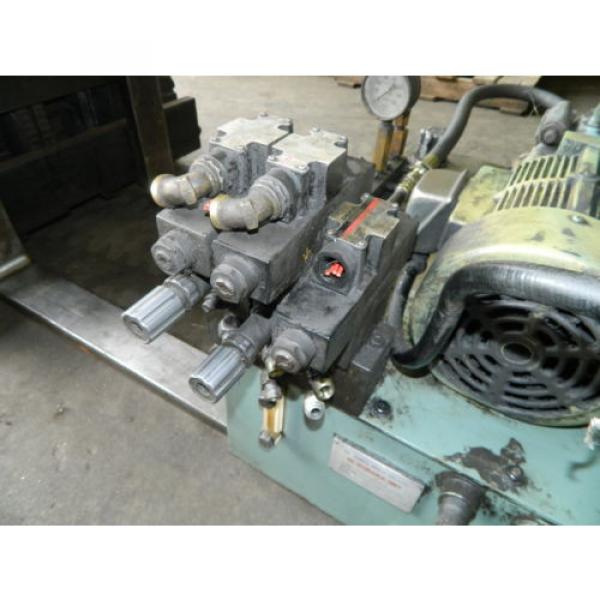Daikin Kogyo 2 HP Oil Hydraulic Unit, # Y476010-2, Mfg#039;d: 1981, Used, WARRANTY #4 image