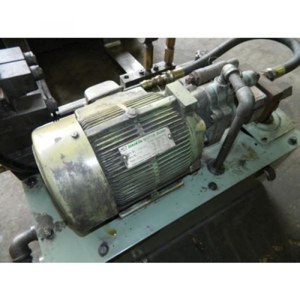 Daikin Kogyo 2 HP Oil Hydraulic Unit, # Y476010-2, Mfg#039;d: 1981, Used, WARRANTY #5 image