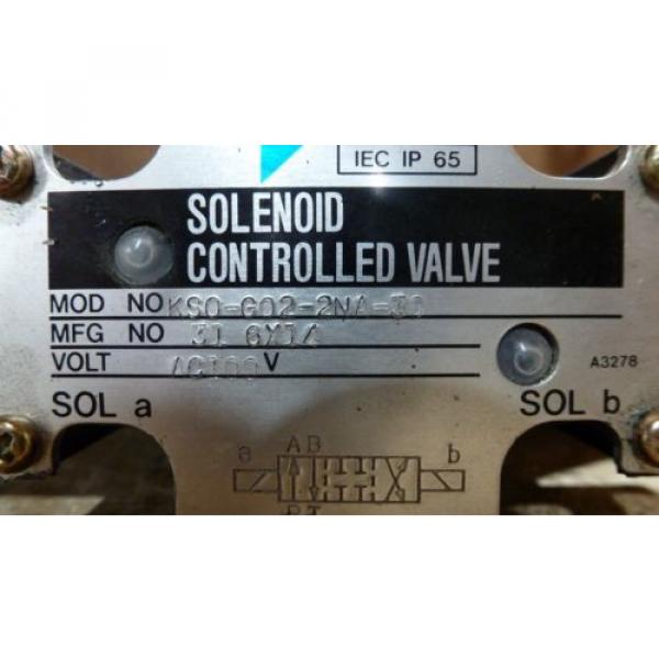 Daikin KSO-G02-2NA-30, KS0-G02-2NA30, Hydraulic Solenoid Valve #2 image