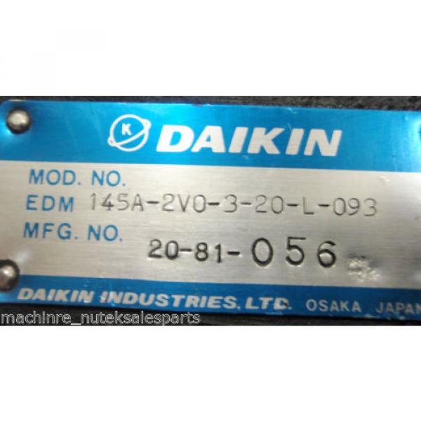 Daikin Hydraulic Pump 145A-2V0-3-20-L-093_145A2V0320L093_76474 #5 image