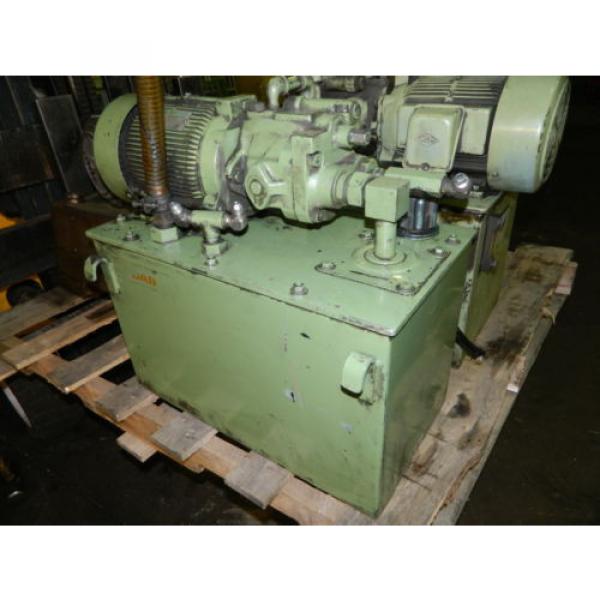 Daikin 2 HP Oil Hydraulic Unit, # Y473063-1, Daikin Pump # V15A1R-40, Used #4 image