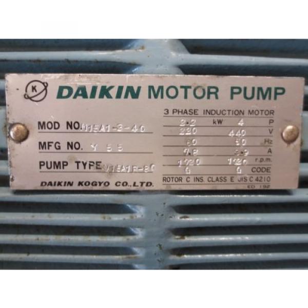 DAIKIN HYDRAULIC OIL MOTOR PUMP M15A1-3-40 PISTON PUMP PVS-1B-16N3-Z-E13 #2 image