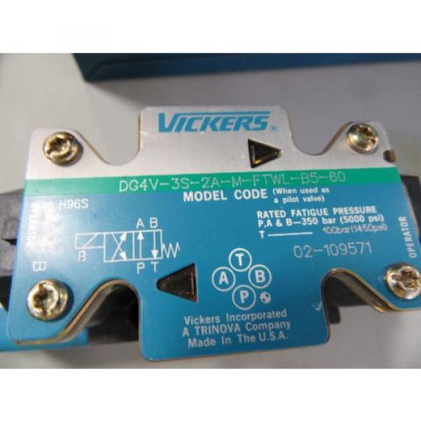 Vickers Hydraulic Directional Control Valve DG4V-3S-2A-M-FTWL-B5-60 #3 image