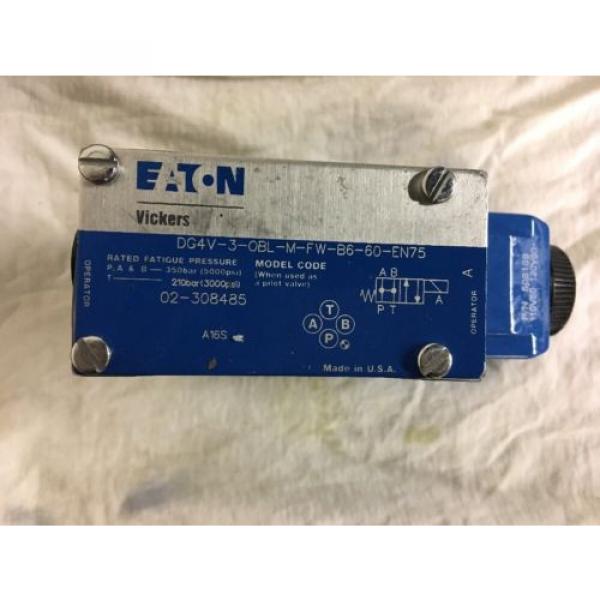 Eaton Vickers Hydraulic Valve DG4V-3-OBL-M-FW-B6-60-EN75 #1 image