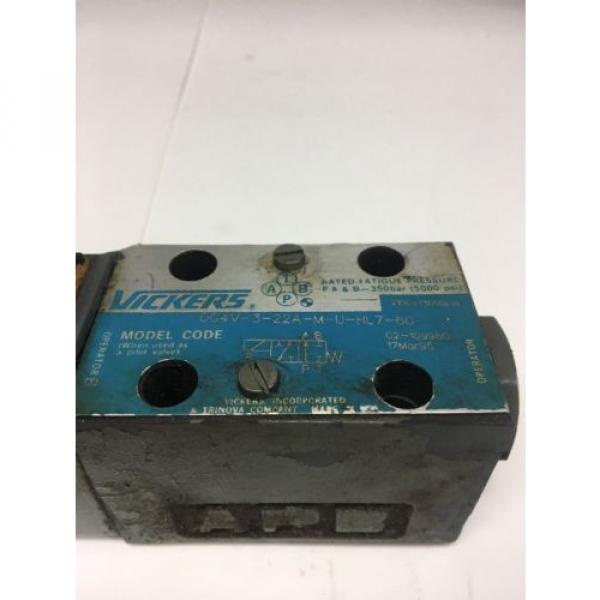 Vickers DG4V-3-22A-M-U-HL7-60 Hydraulic Solenoid Valve 24VDC CoilFast Shipping #2 image