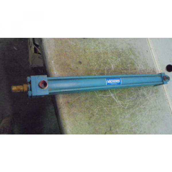 VICKERS 26#034; STROKE HYDRAULIC RAM #111100D NO TAG ON ITEM 26#034;STROKE USED #1 image