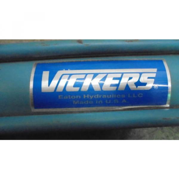 VICKERS 26#034; STROKE HYDRAULIC RAM #111100D NO TAG ON ITEM 26#034;STROKE USED #6 image