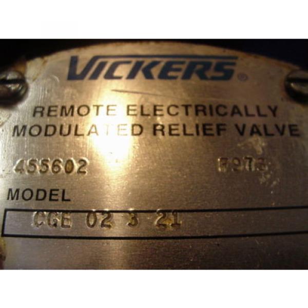 origin GENUINE Eaton Vickers hydraulic Modulated Relief Valve CGE-02-3-21 #3 image