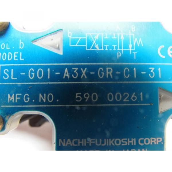 Nachi SL-GO1-A3X-GR-C1-31 Hydraulic Solenoid Directional Control Valve #8 image