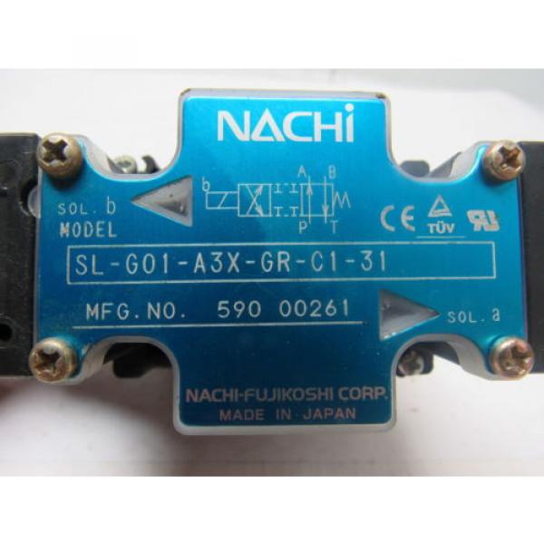 Nachi SL-GO1-A3X-GR-C1-31 Hydraulic Solenoid Directional Control Valve #9 image