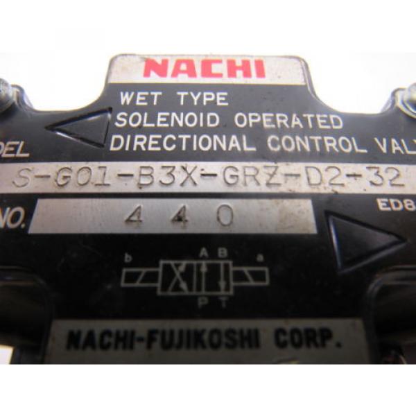 Nachi S-G01-B3X-GRZ-D2-32 Hydraulic Solenoid Directional Control Valve #8 image