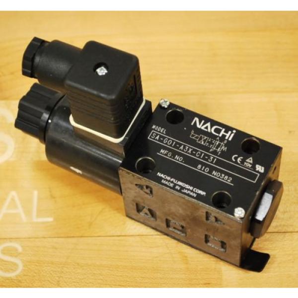 Nachi SA-G01-A3X-C1-31 Hydraulic Directional Control Valve With B12GDM Solenoid #1 image