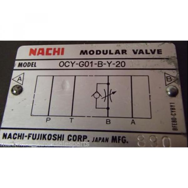 NACHI Modular Valve OCY-G01-B-Y-20 _ OCYG01BY20 #5 image