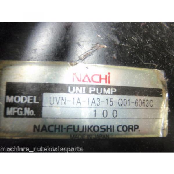 Nachi Pump UVN-1A-1A3-15-4-Q01-6063C  UVN1A1A3154Q6063C_4P-15kW_TWF4817YF #3 image