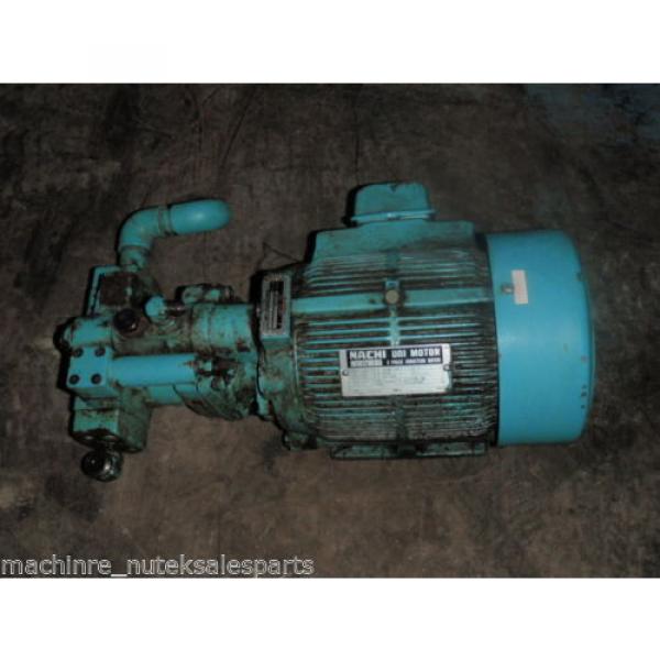 Nachi Piston Pump PVS-1B-16N1-2535A _ UPV-1A-16N1-15A-4-2535A _ Motor LTIS70-NR #1 image