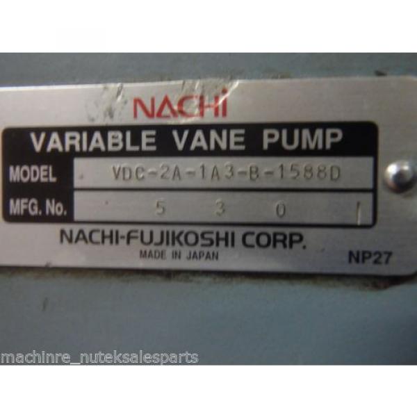 Nachi Variable Vane Pump VDC-2A-1A3-B-1588D _ VDC2A1A3B1588D #5 image