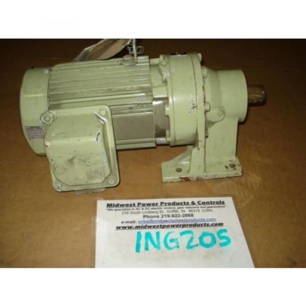 Sumitomo Cyclo gearmotor CNHMS-1-4105YC-29, 60 rpm, 29:1,1hp, 230/460, inline #1 image