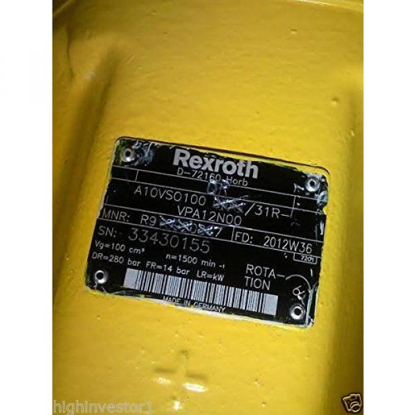 Bosch Rexroth D-72160 Horb A10VSO 100 HS4E R902479243 amp;  R987349620 MAN pumps #6 image