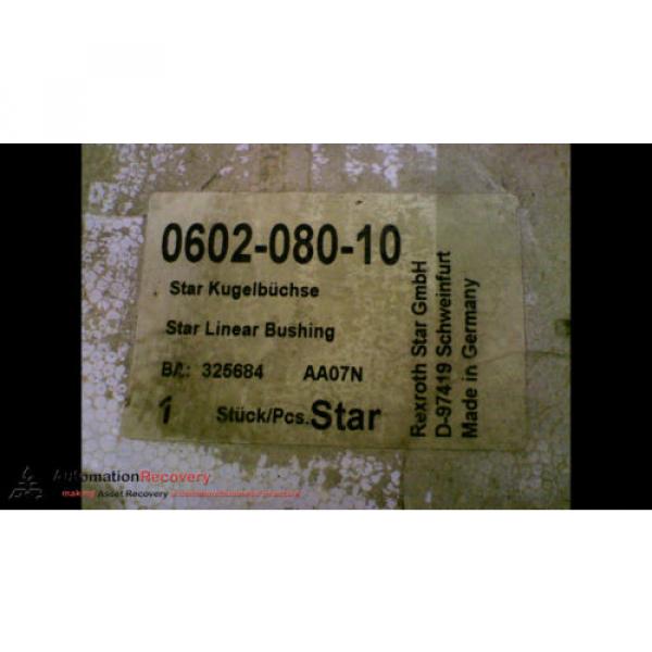 REXROTH STAR 0602-080-10 STAR LINEAR BEARING OUTSIDE DIAMETER 4 11/16, N #163859 #3 image