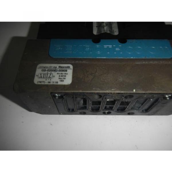 Rexroth GS-020062-00909 24VDC Pneumatic Valve #2 image