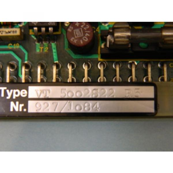Rexroth VT-5002S22 R5 Valve Amplifier Card #2 image