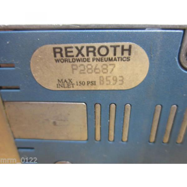 Rexroth P28687 Pneumatic Valve 150PSI Used With Warranty #2 image