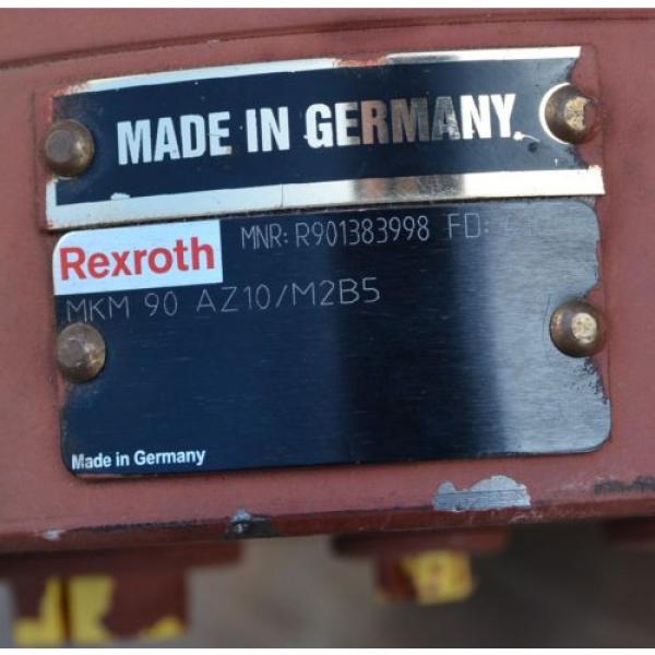 Rexroth Bosch hydraulic piston motor MKM 90 AZ10/M2B5 / MNR:R901383998 FD #2 image