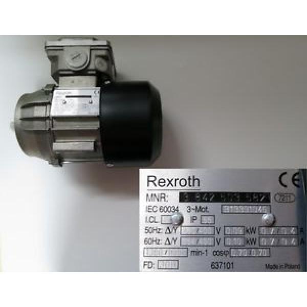Rexroth Drehstrommotor 0,09kW / IEC60034 / 3 842 503 582  9-5 #2420 #1 image