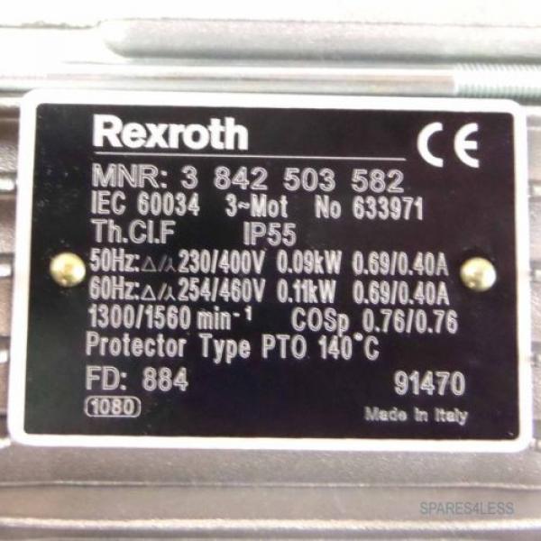Rexroth Motor MNR: 3842503582 NOV #2 image