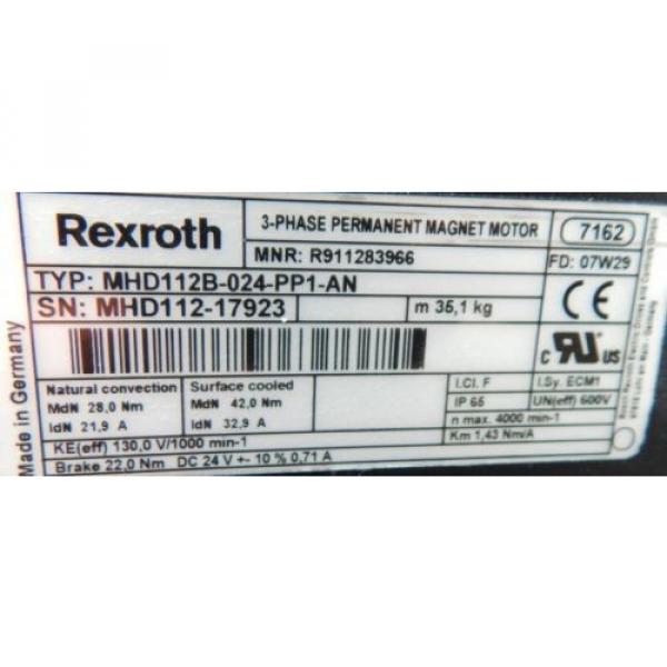 Rexroth Permanent Magnet Motor MHD 112B-024-PP1-AN - unused/OVP - #3 image