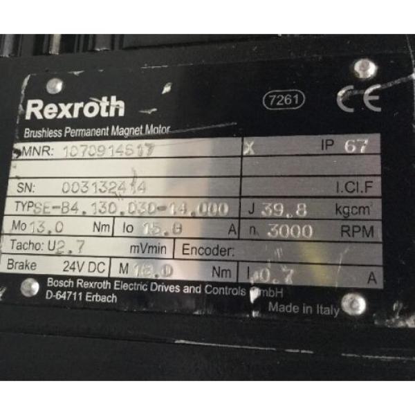 REXROTH Bruhless Permanent-Magnet-Motor  // SE-B4130030-14000 #5 image