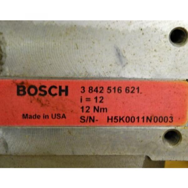 Rexroth Type 42Y6BFPP motor with Bosch #3 842 516 621 transmission #4 image