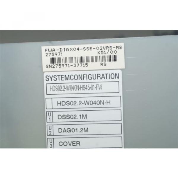 Rexroth Indramat HDS022-W040N-H HDS022-W040N-HS45-01-FW #2 image