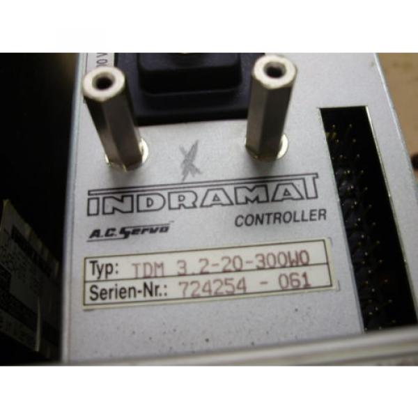 INDRAMAT SERVO DRIVE CONTROLLER TDM 32-20-300-W0 FOR MAHO CNC 432, MDL 600 E2 #9 image