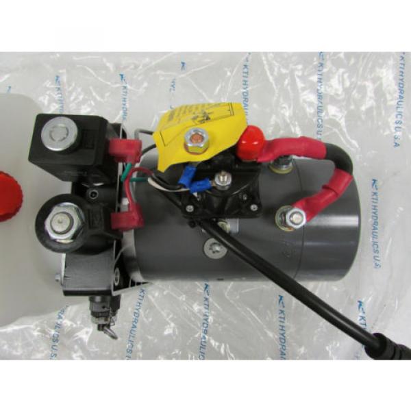 New DC-4393 Hydraulic 6 Quart Double Acting Pump 12V For Dump Trailer And More #2 image