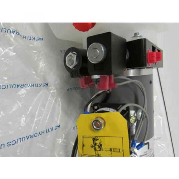 New DC-4393 Hydraulic 6 Quart Double Acting Pump 12V For Dump Trailer And More #3 image