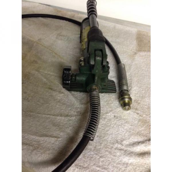 Simplex P 22 10,000 PSI 2 Stage  Hydraulic Pump w/ 6&#039; hose Enerpac #3 image