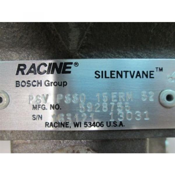 Racine Bosch Silentvane Pump PSV-PSSO-15ERM-52 # 5928755 New old Stock #4 image