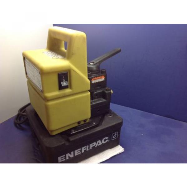 Enerpac PUJ-1400B Hydraulic Electric Pump Valve 4 Way 3 POS Double Acting Pump #4 image