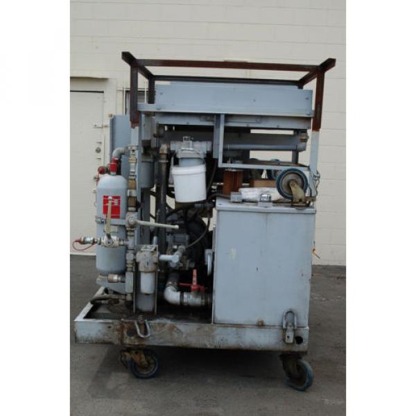 100 HP Drive Motor Hydraulic Power Unit 60 GPM 3750 PSIG Pump Oilgear + Hoses #2 image