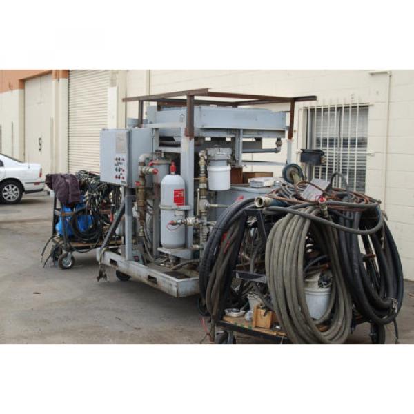 100 HP Drive Motor Hydraulic Power Unit 60 GPM 3750 PSIG Pump Oilgear + Hoses #5 image