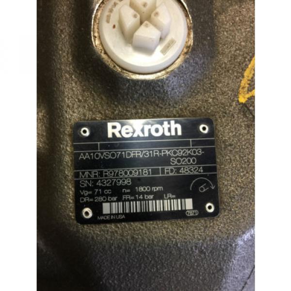 New Rexroth A10vso71 Hydraulic pump #3 image
