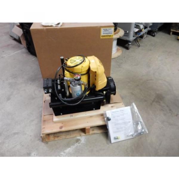ENERPAC ZW3 SERIES ELECTRIC HYDRAULIC PUMP ZW3010HB-FHLT21 5,000PSI WORKHOLDING #1 image