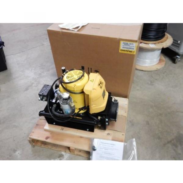 ENERPAC ZW3 SERIES ELECTRIC HYDRAULIC PUMP ZW3010HB-FHLT21 5,000PSI WORKHOLDING #2 image