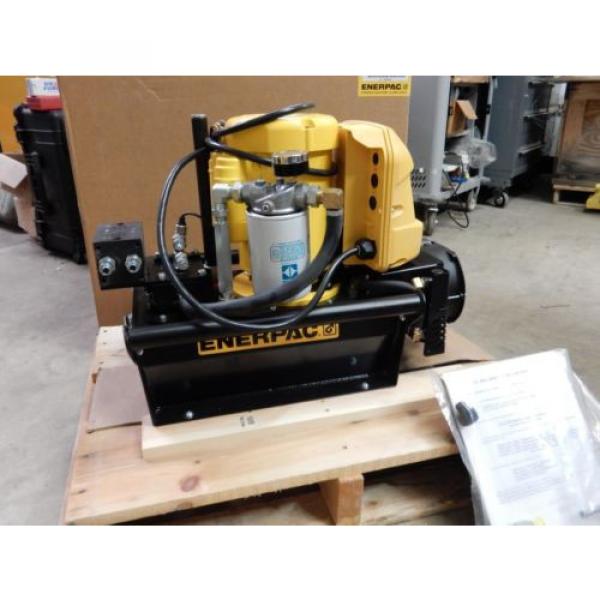 ENERPAC ZW3 SERIES ELECTRIC HYDRAULIC PUMP ZW3010HB-FHLT21 5,000PSI WORKHOLDING #4 image